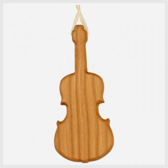 Baumschmuck / Geschenkanhänger "Violine" (Geige) 